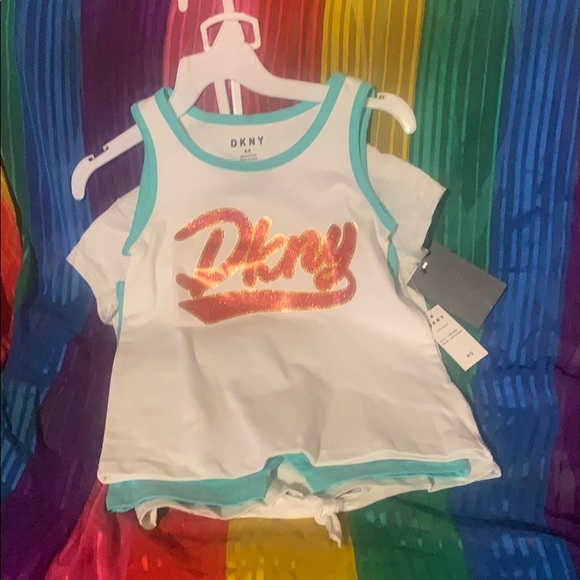 Girls DKNY 3pc Set - Picture 1 of 6